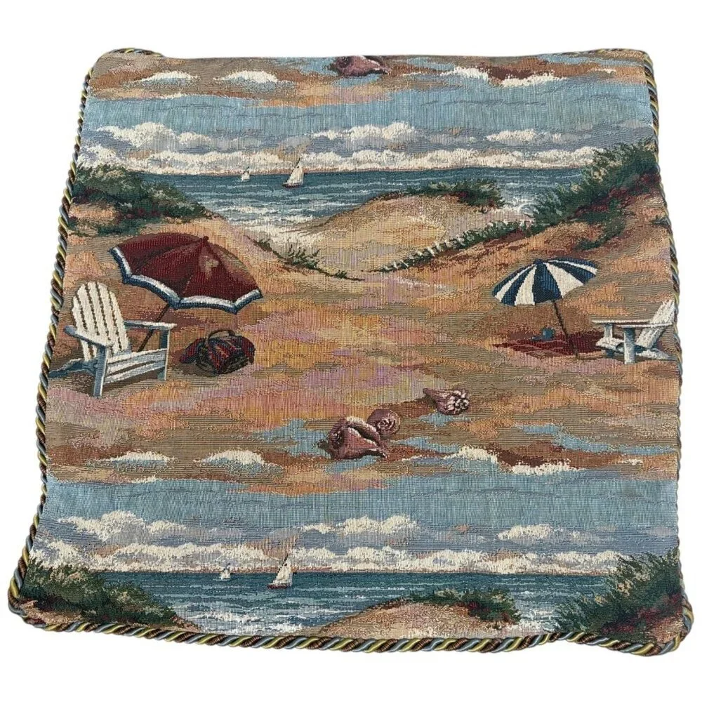 Tapestry Pillow Cover Summer Beach Scene 20